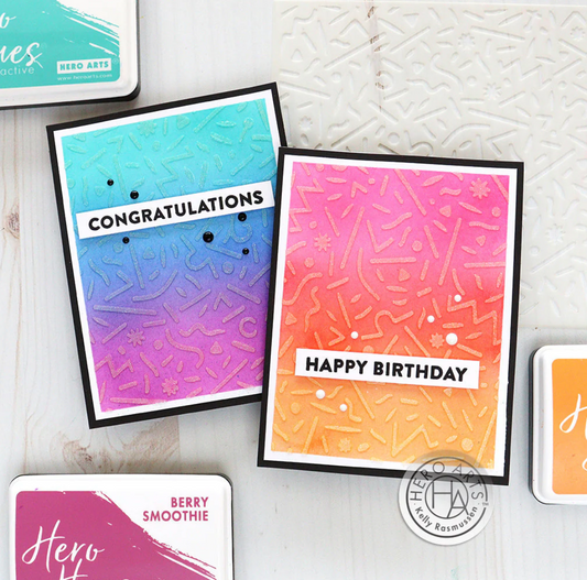 Hero Arts Dancing Lines Stencil