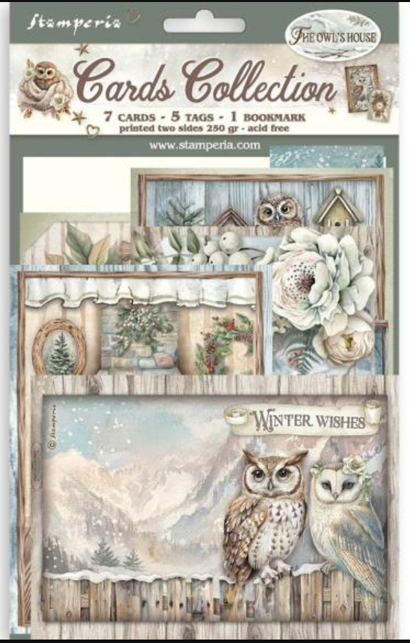 Stamperia The Owl's House Cards Collection