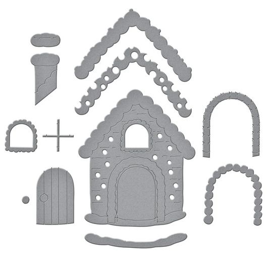 Spellbinders Gingerbread House Etched Dies