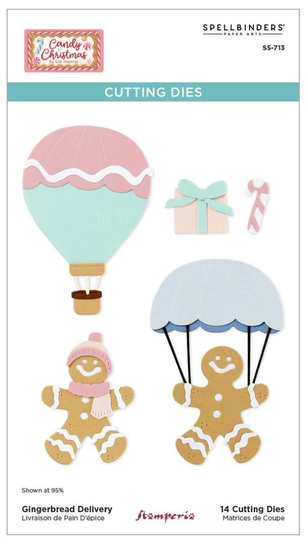Spellbinders Gingerbread Delivery Etched Dies