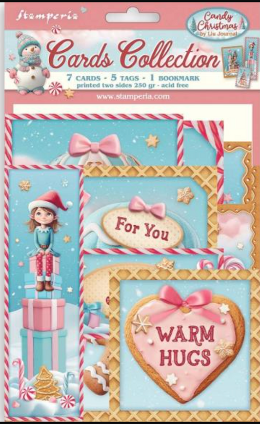 Stamperia Christmas Candy Cards Collection