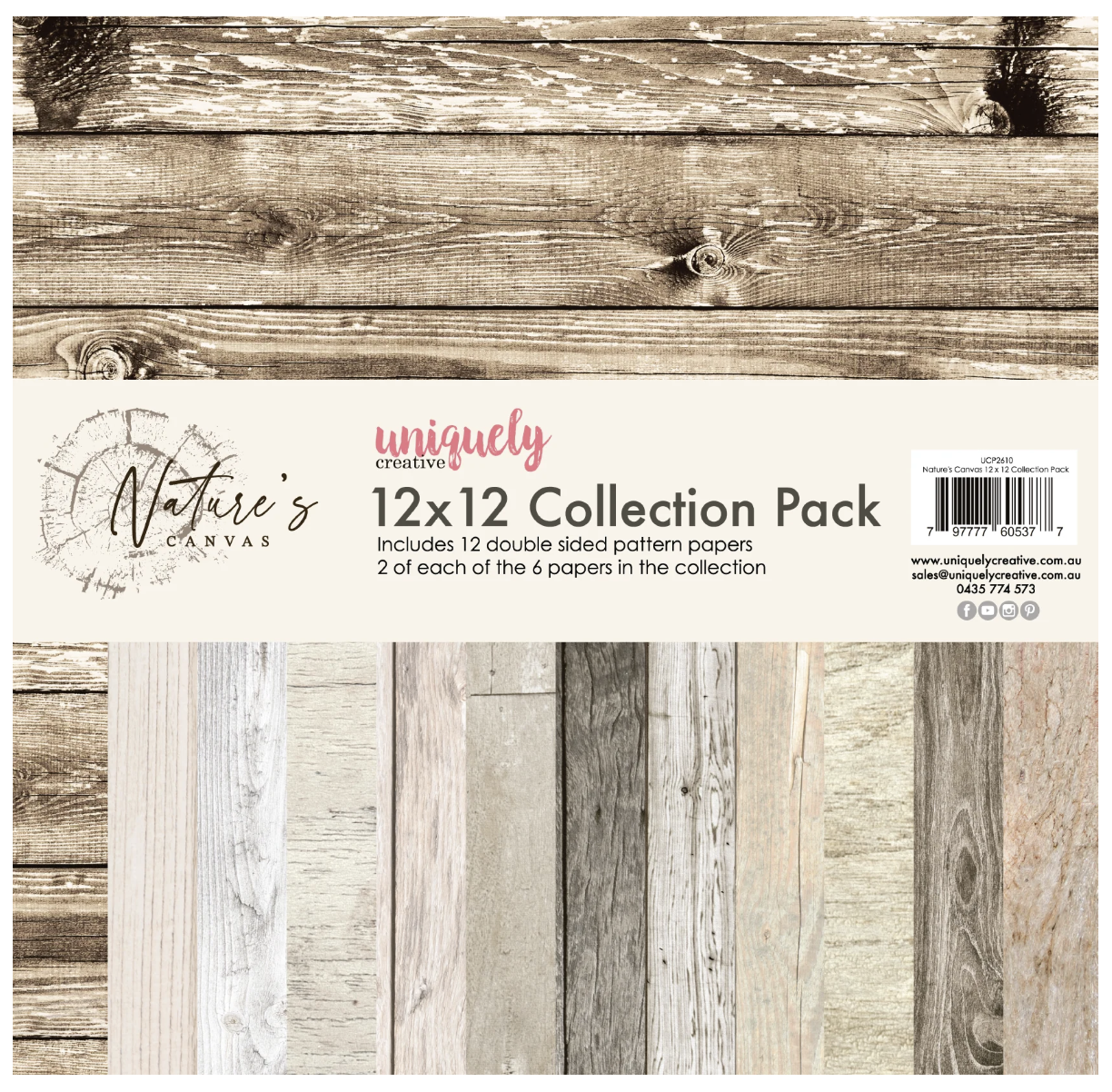 Uniquely Creative Nature's Canvas 12 x 12 Collection Pack