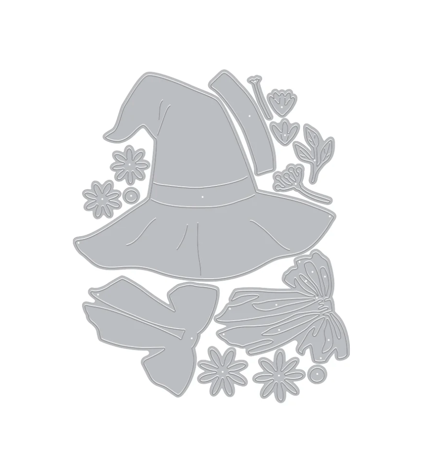 Hero Arts The Witch’s Hat Etched Dies