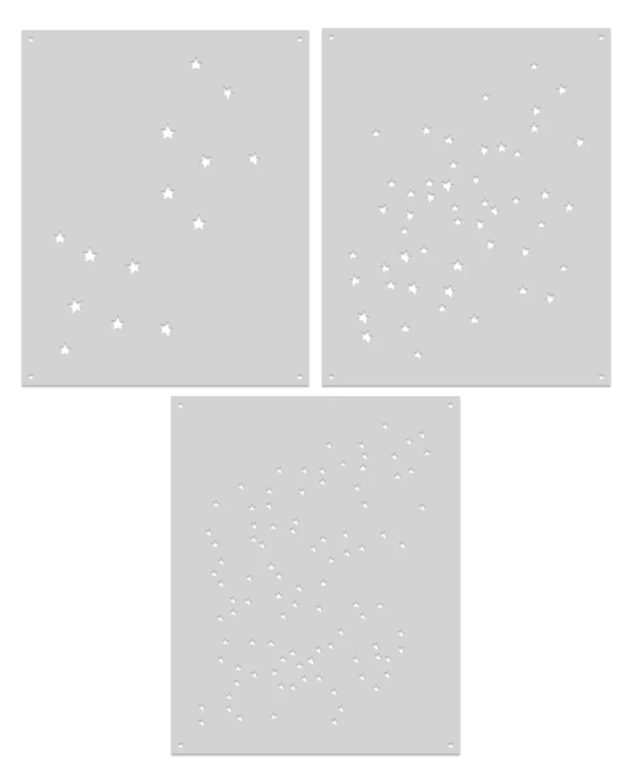 Hero Arts Color Layering Scattered Stars Stencils