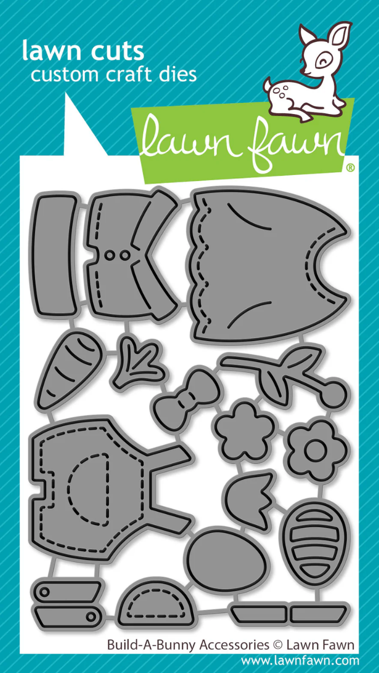 Lawn Fawn Build-A-Bunny Accessories Die Set
