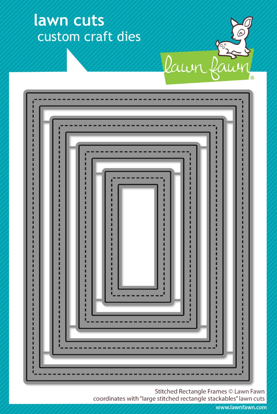 Lawn Fawn Stitched Rectangle Frames Dies