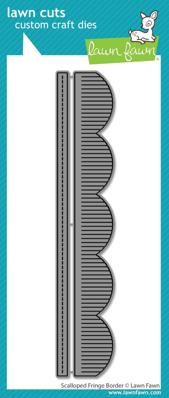 Lawn Fawn Scalloped Fringe Border Die