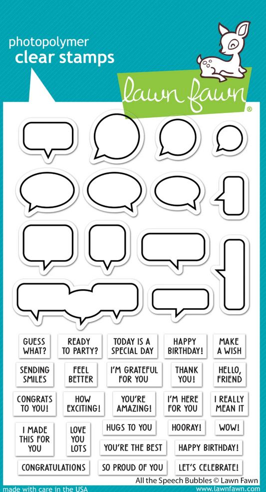 Lawn Fawn All the Speech Bubbles Bundle