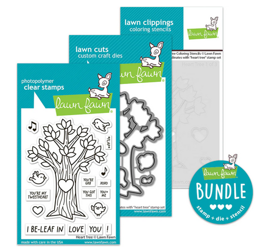 Lawn Fawn Heart Tree Bundle