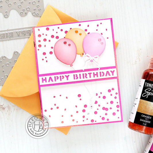 Hero Arts Hooray Birthday Cover Plate Dies