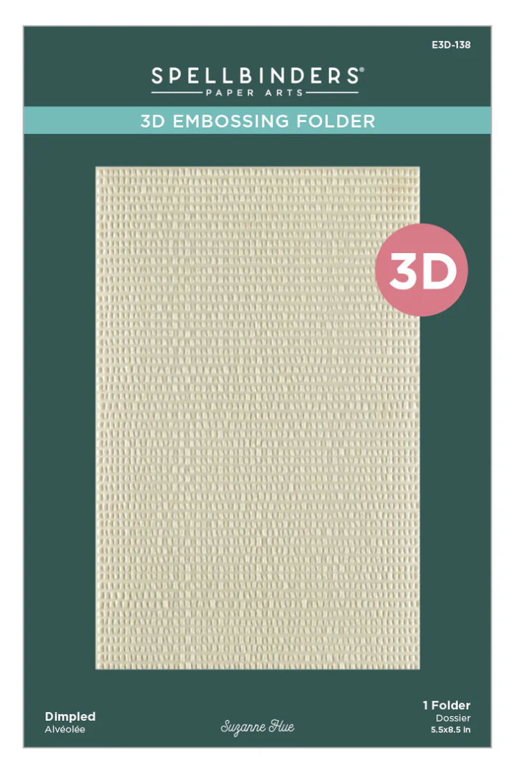 Spellbinders Dimpled 3D Embossing Folder
