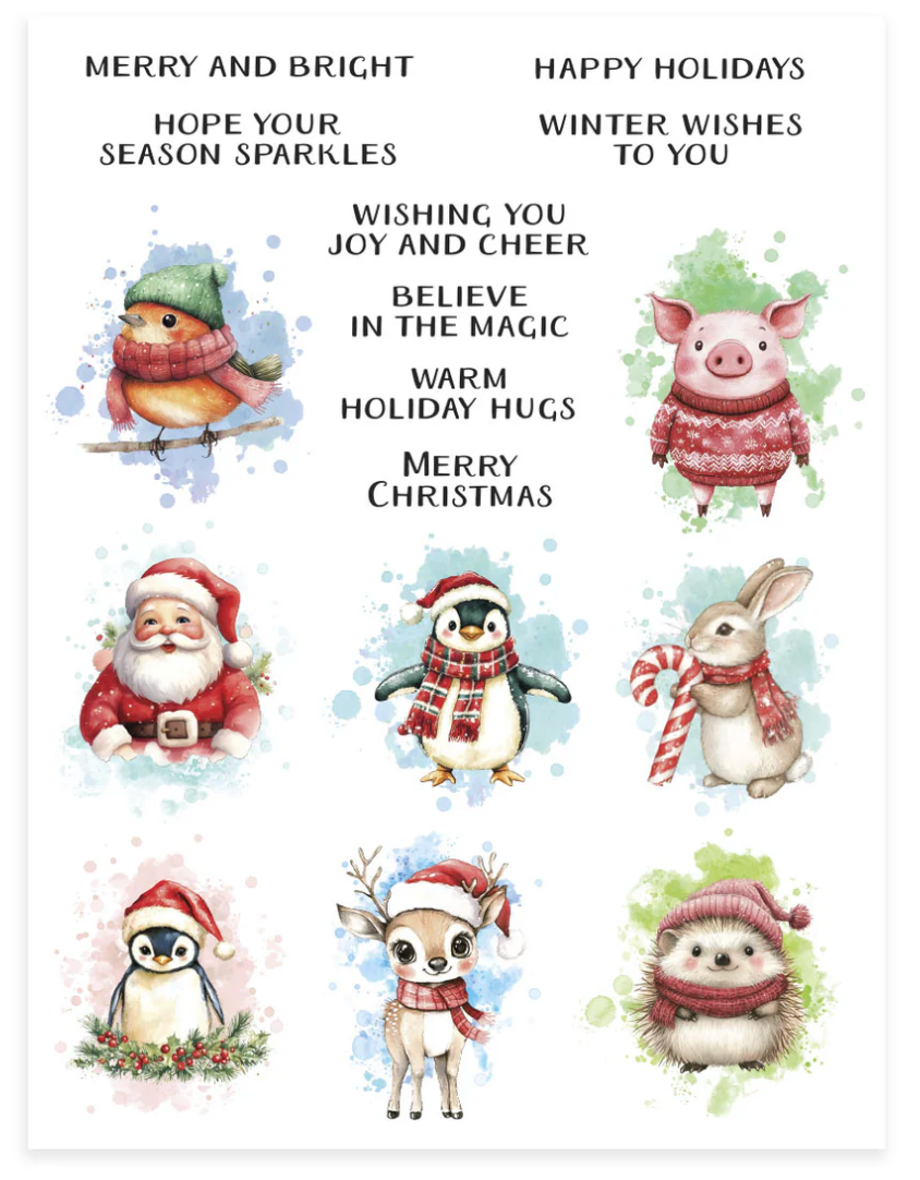 Spellbinders Holiday Magic Rub-Ons from