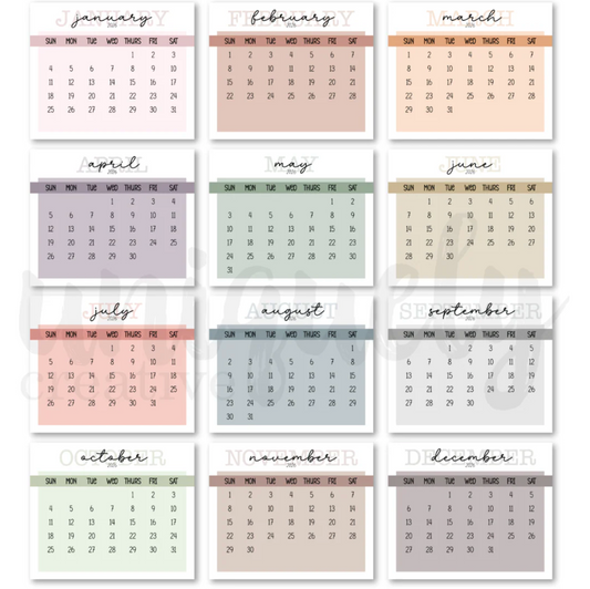 Uniquely Creative Calendar Pads