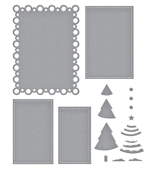 Nested Tree Frame Etched Dies