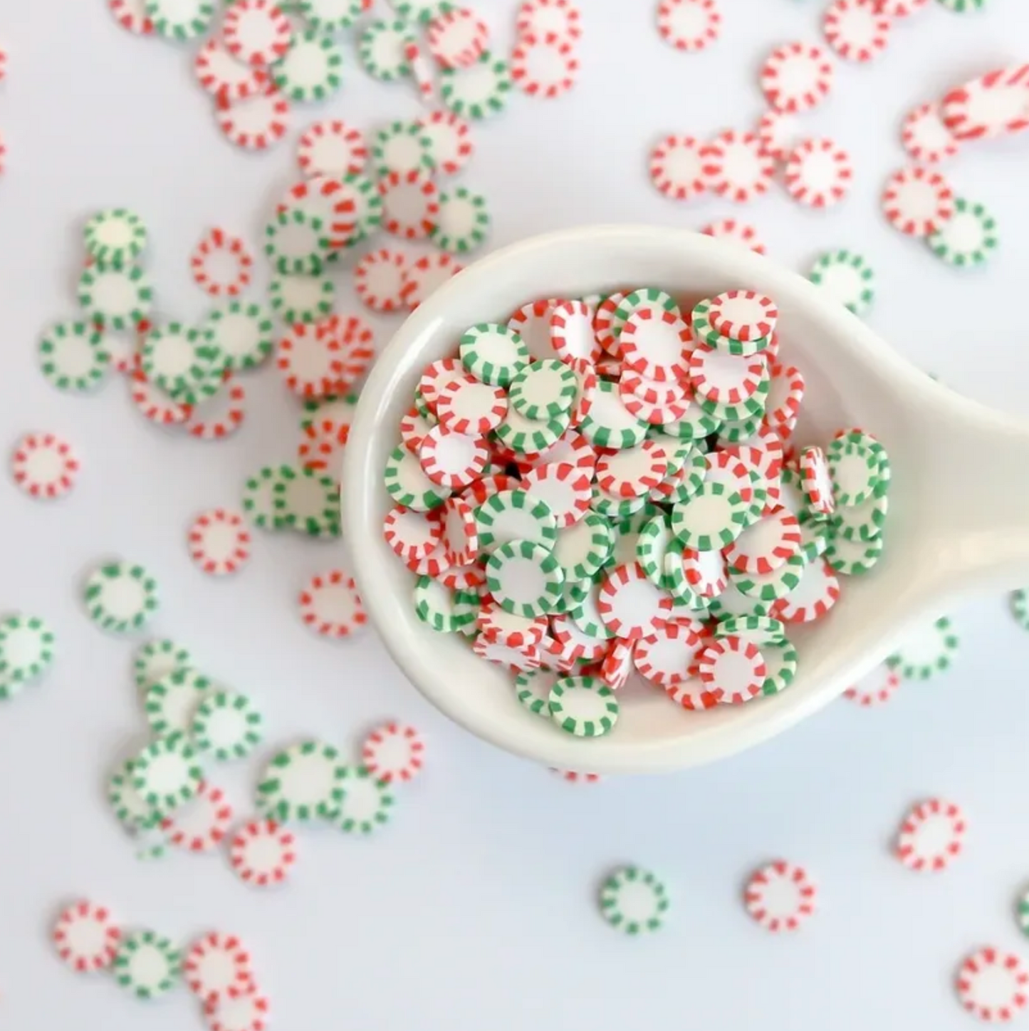This Calls for Confetti Peppermints Polymer Clay Pieces
