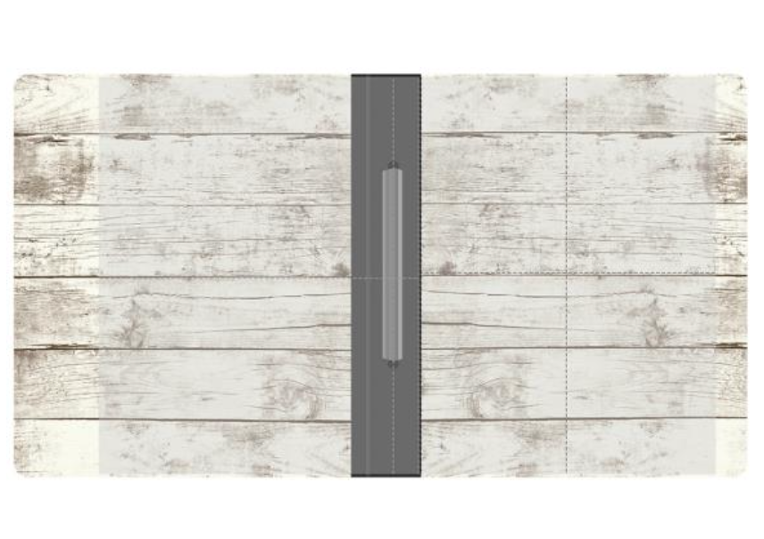 Simple Stories Whitewashed Wood Sn@p! Flipbook 6"X8"