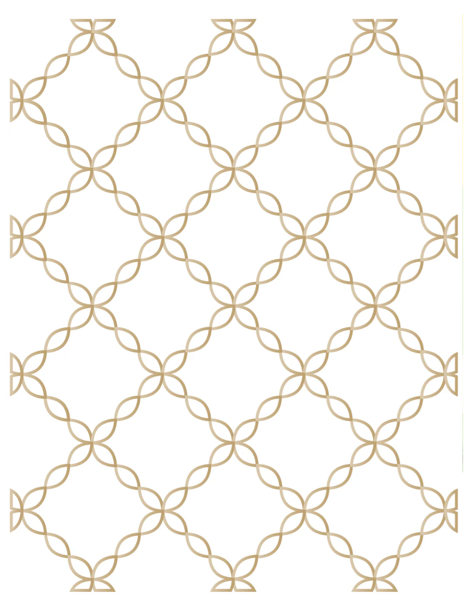 LDRS Chain Link Lattice Background Impress-ion Press + Foil Plate