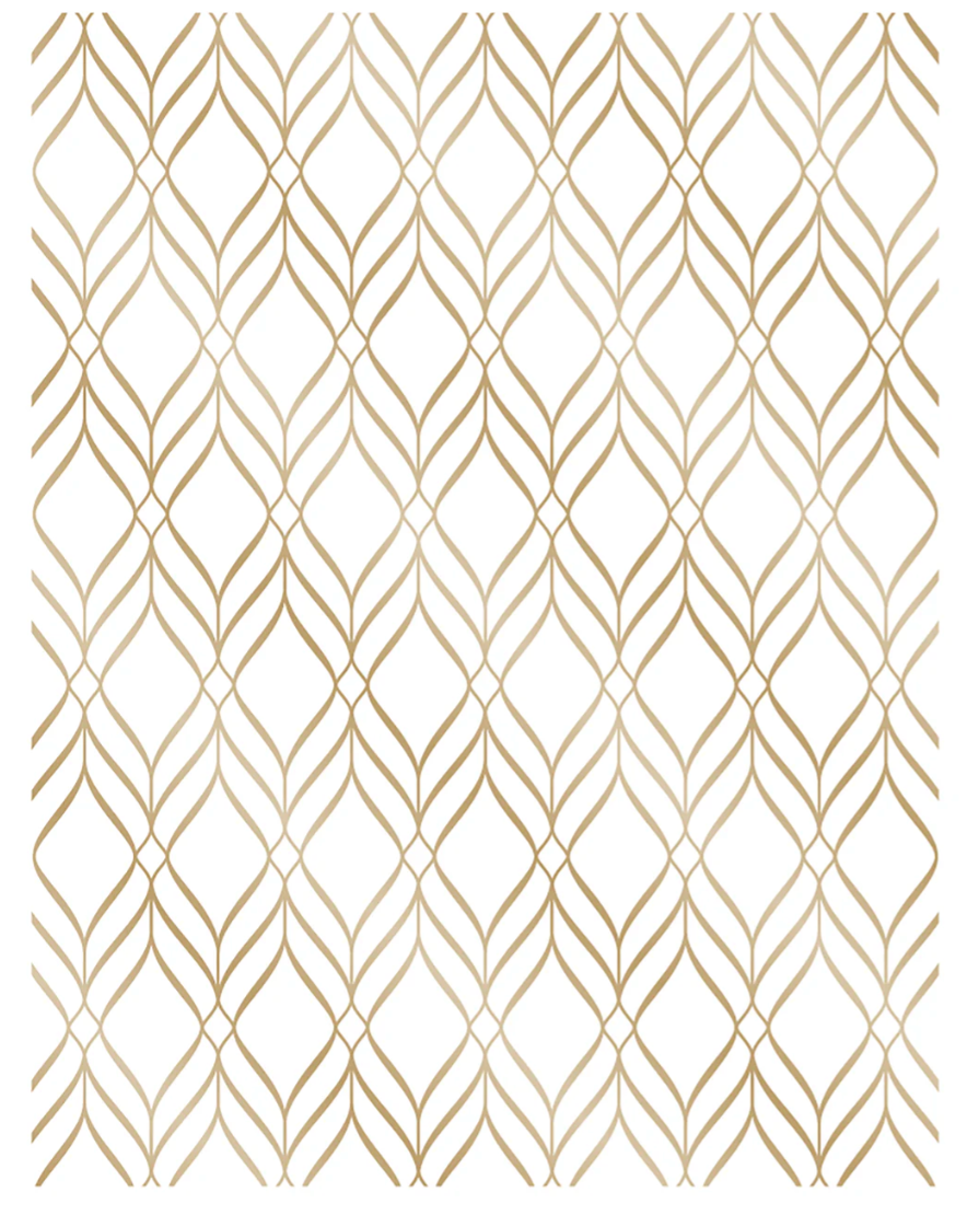 LDRS Braided Waves Background Impress-ion Press + Foil Plate