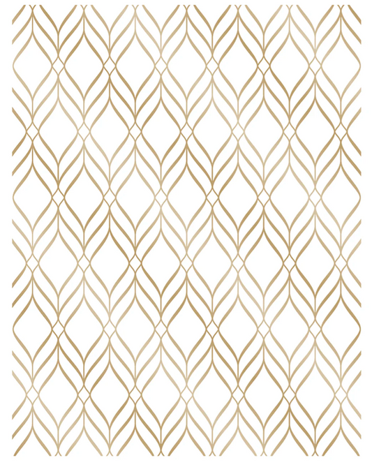 LDRS Braided Waves Background Impress-ion Press + Foil Plate