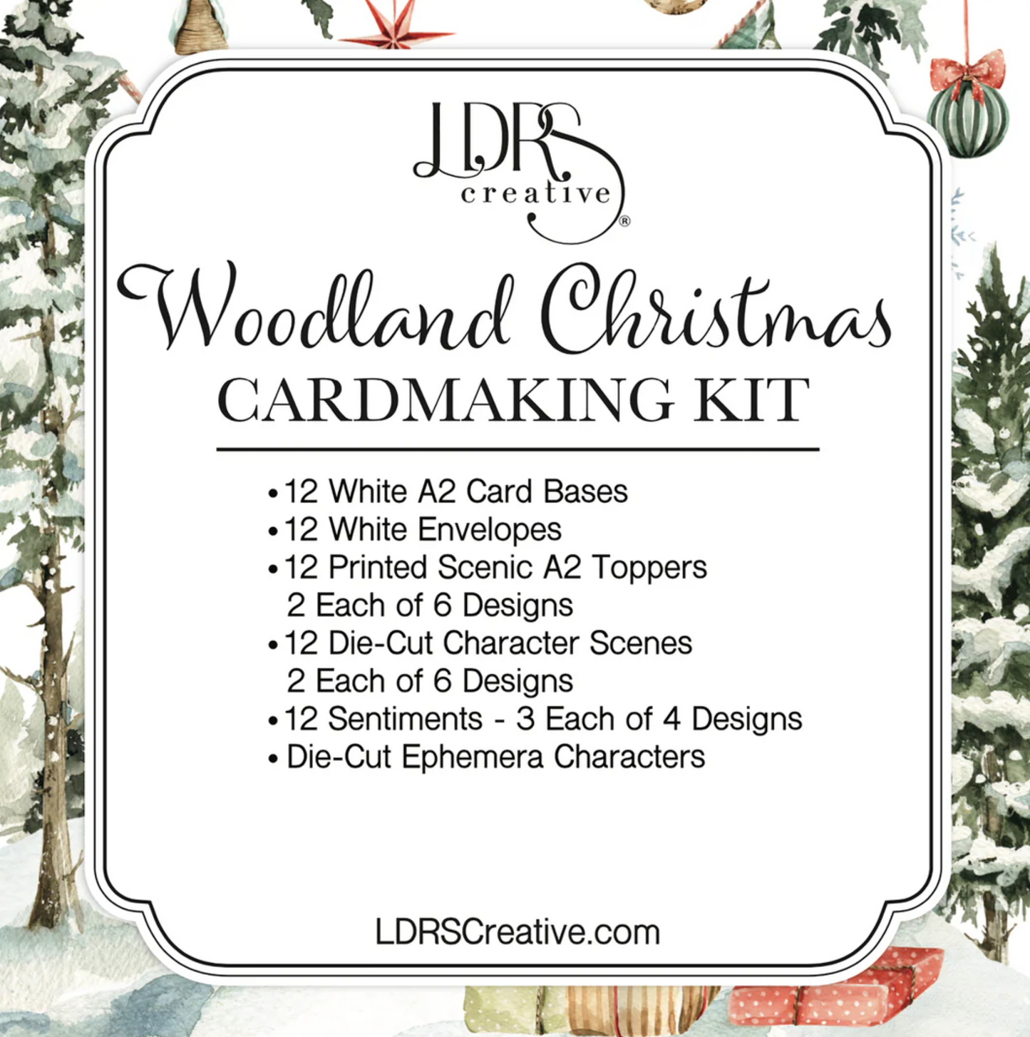 LDRS The Woodlands Christmas Cardmaking Kit