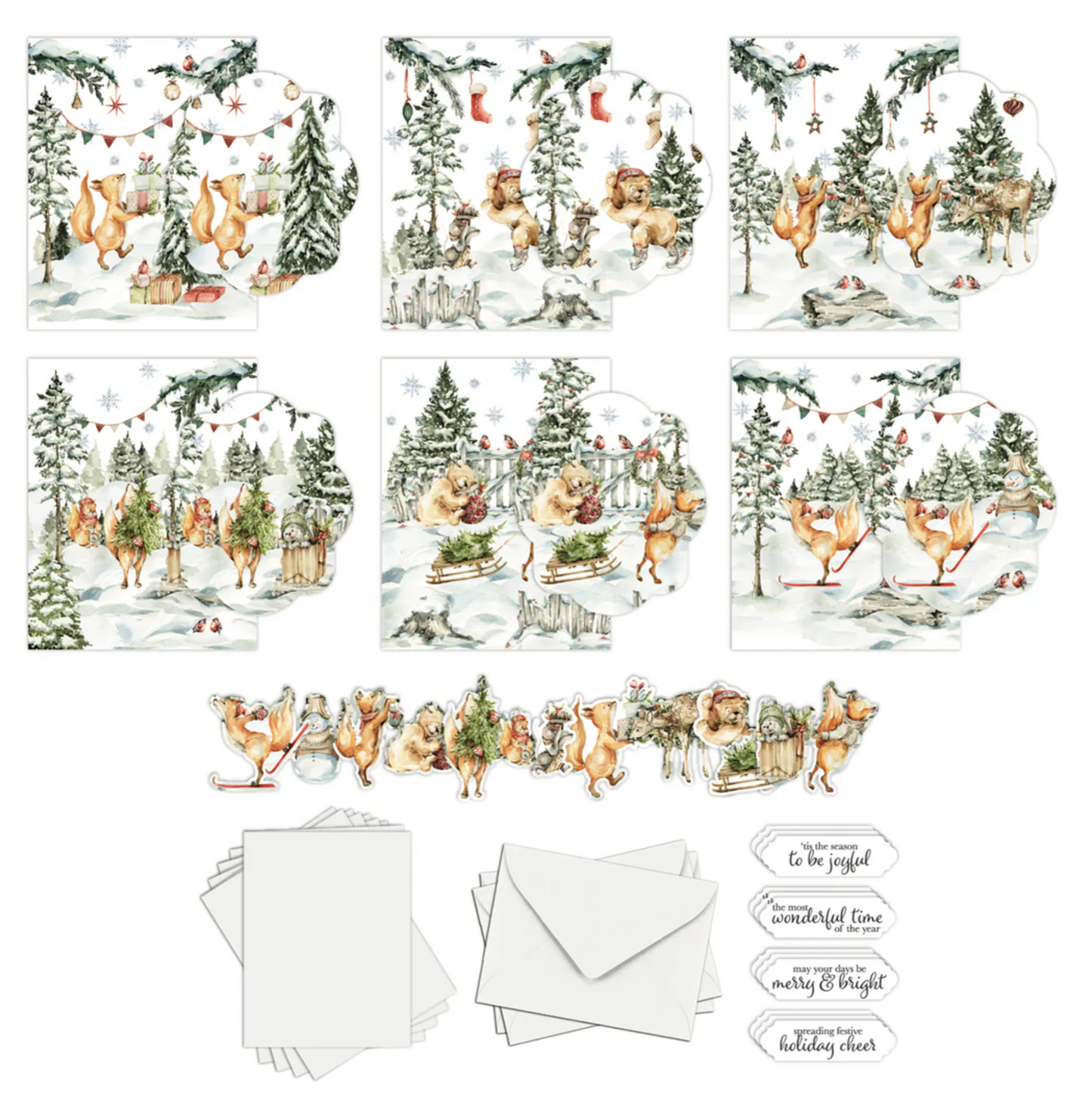 LDRS The Woodlands Christmas Cardmaking Kit