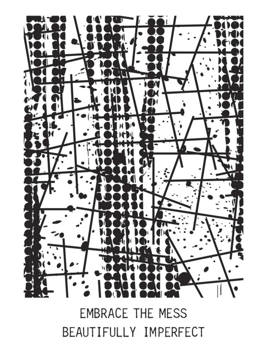 Spellbinders Grungy Background BetterPress Plate