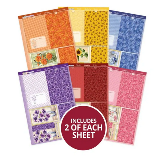 Hunkydory Floral Easel Reveal Cards