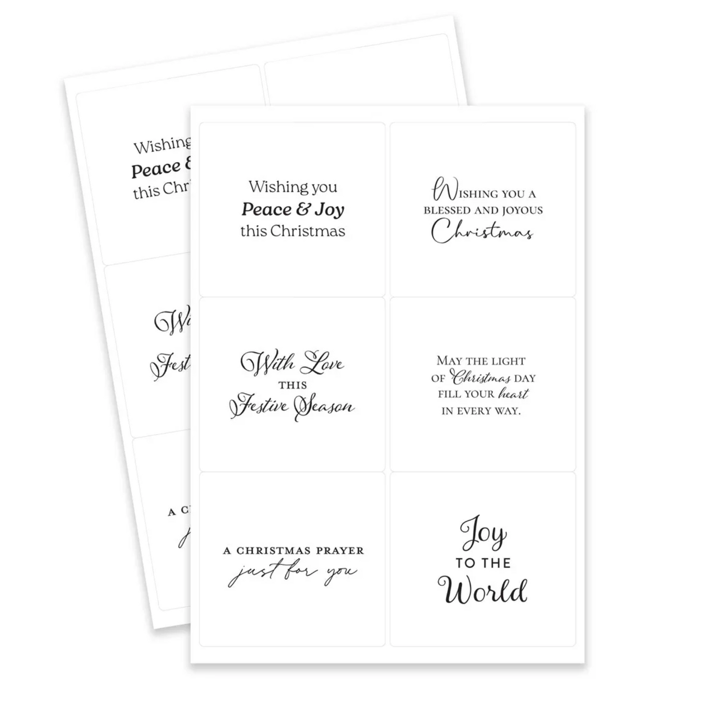 Katy Sue View O Holy Night Peelables, 48 stickers