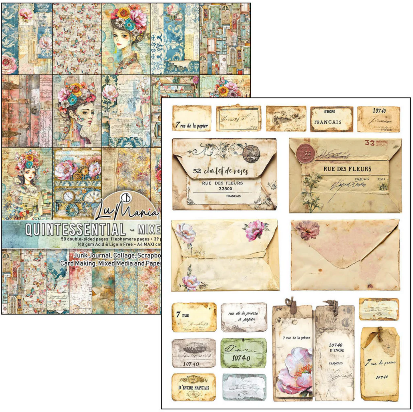 Mixed Media Book Quintessential A4 Maxi