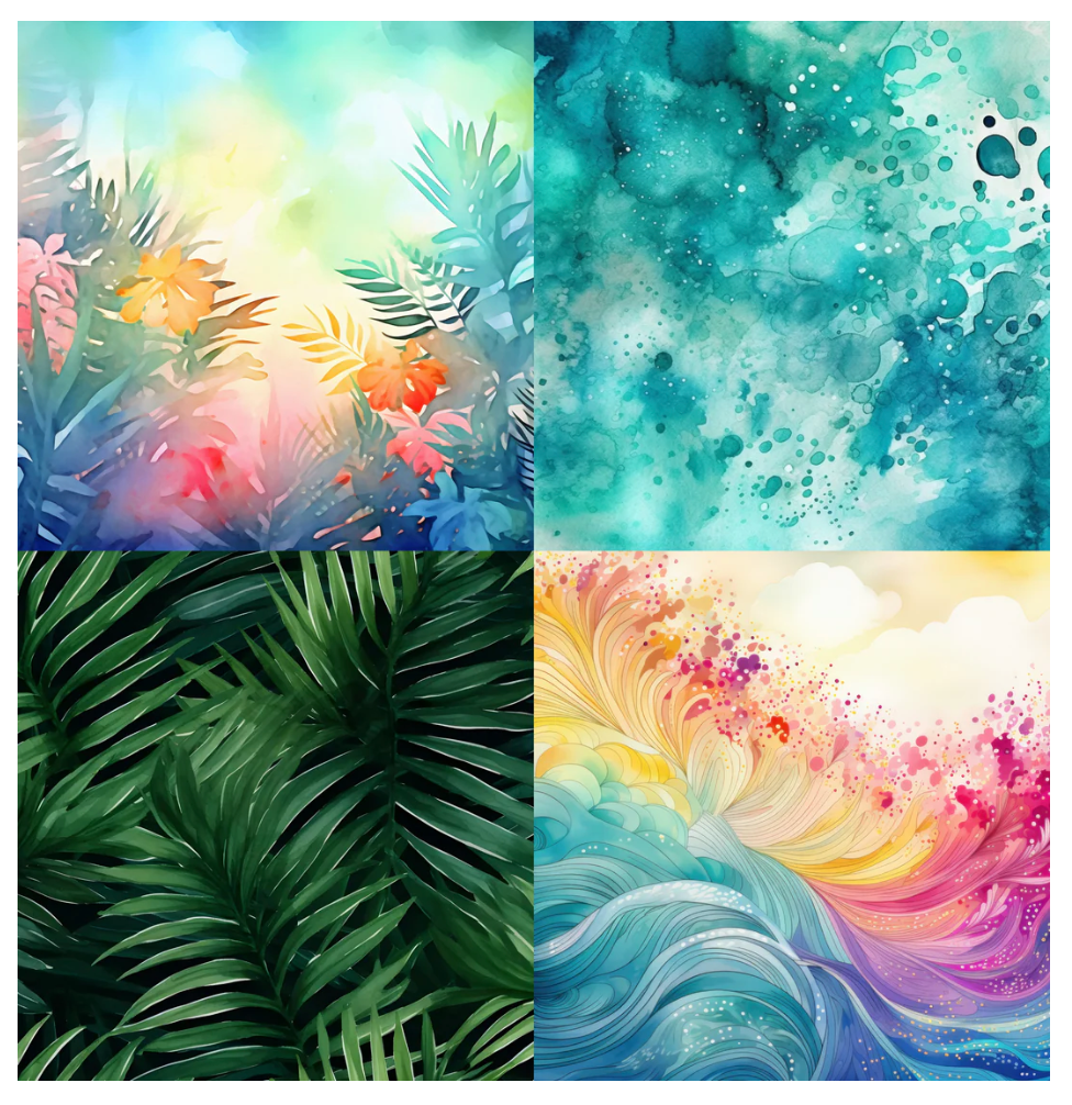 Simply Stated Design Tropical Paradise 12x12 Paper Pack