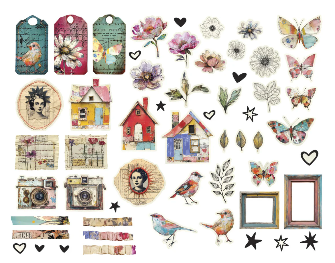 Spellbinders Beautifully Imperfect Die Cut Shapes
