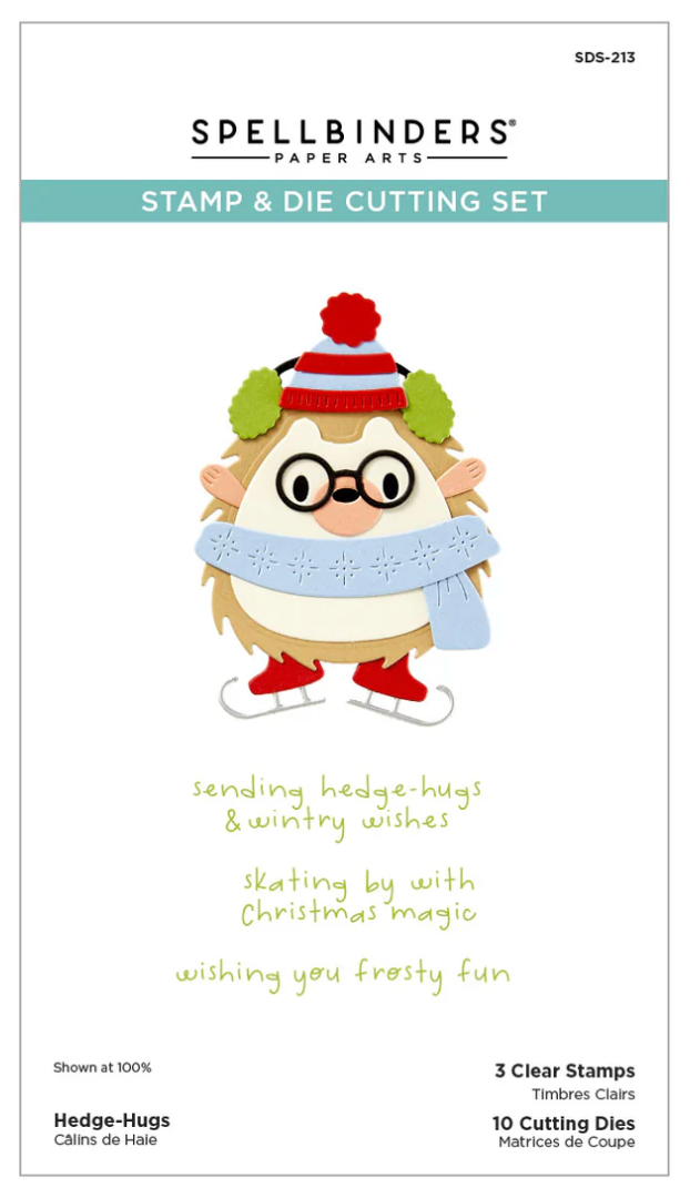 Spellbinders Hedge-Hugs Clear Stamp & Die Set