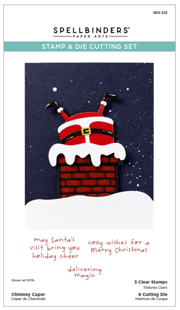 Spellbinders Chimney Caper Clear Stamp & Die Set
