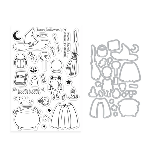 Hero Arts Tricks and Treats Stamp & Cut Set