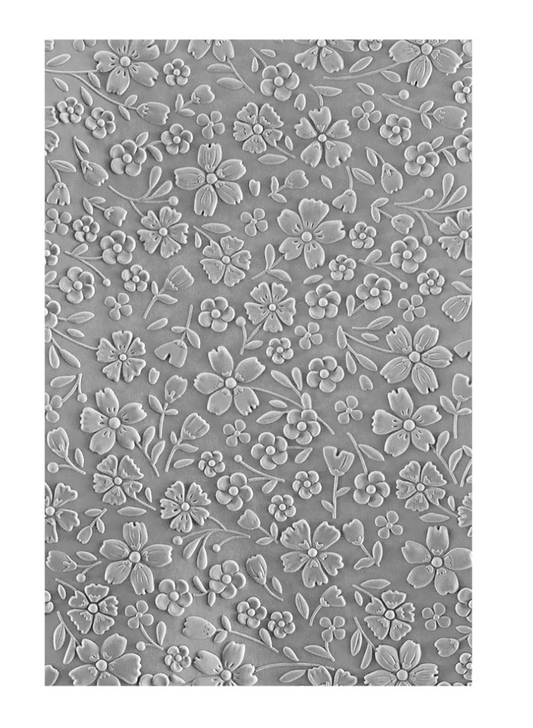 Spellbinders Flower Frenzy 3D Embossing Folder
