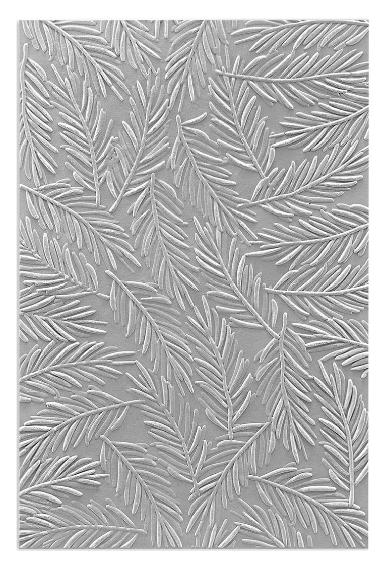 Spellbinders Evergreen 3D Embossing Folder