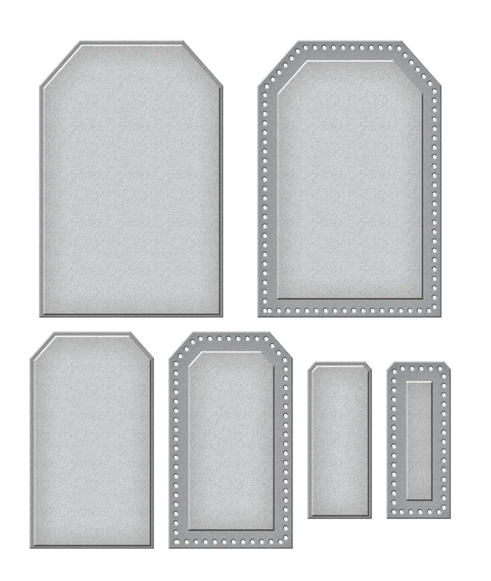 Spellbinders Dotted Tags