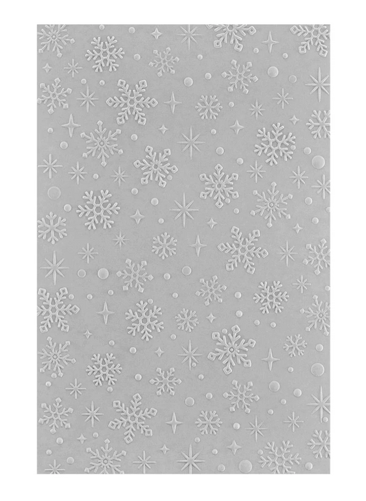 Spellbinders Sparkling Snow 3D Embossing Folder