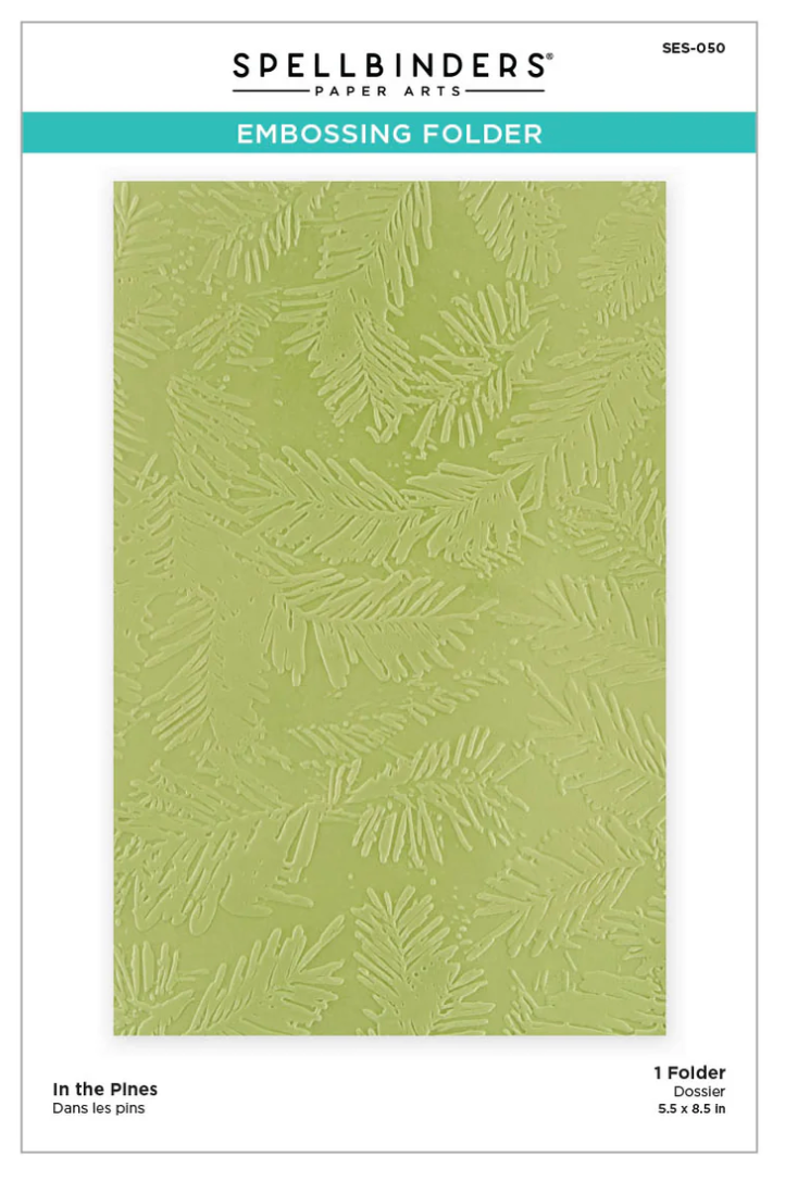 Spellbinders In the Pines Embossing Folder