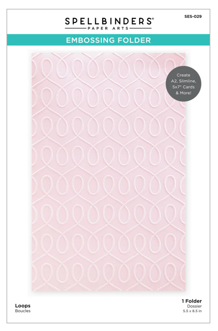 Spellbinders Loops Embossing Folder