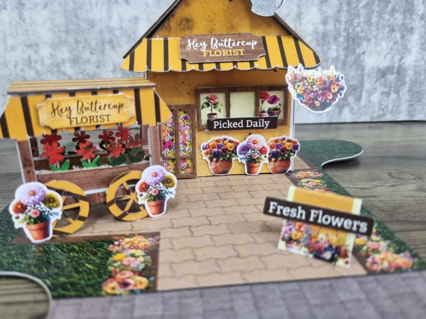 3Quarter Designs Lane Village - Hey Buttercup Florist
