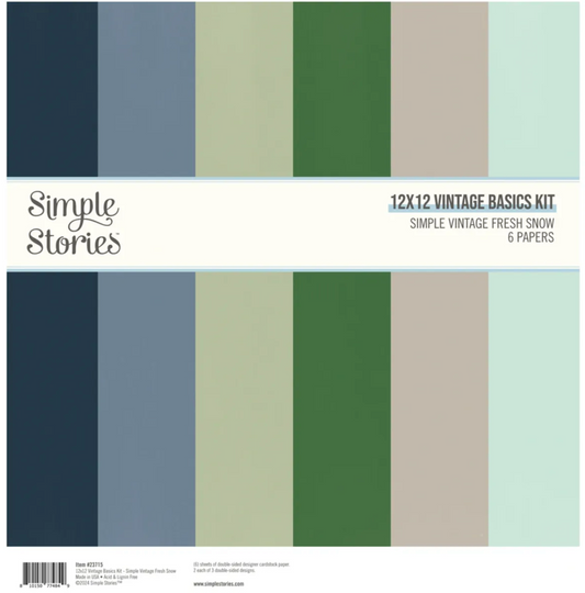 Simple Stories Simple Vintage Fresh Snow Bundle