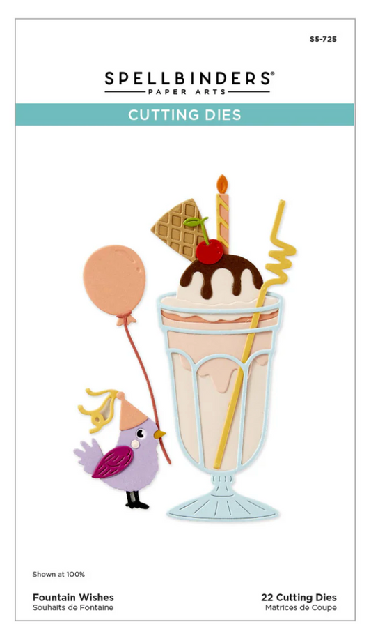 Spellbinders Fountain Wishes Etched Dies