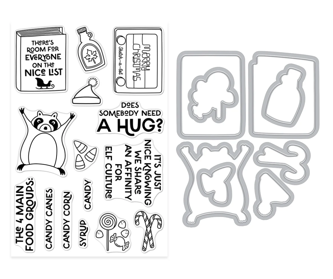 Hero Arts Elf Culture Stamp & Cut Set