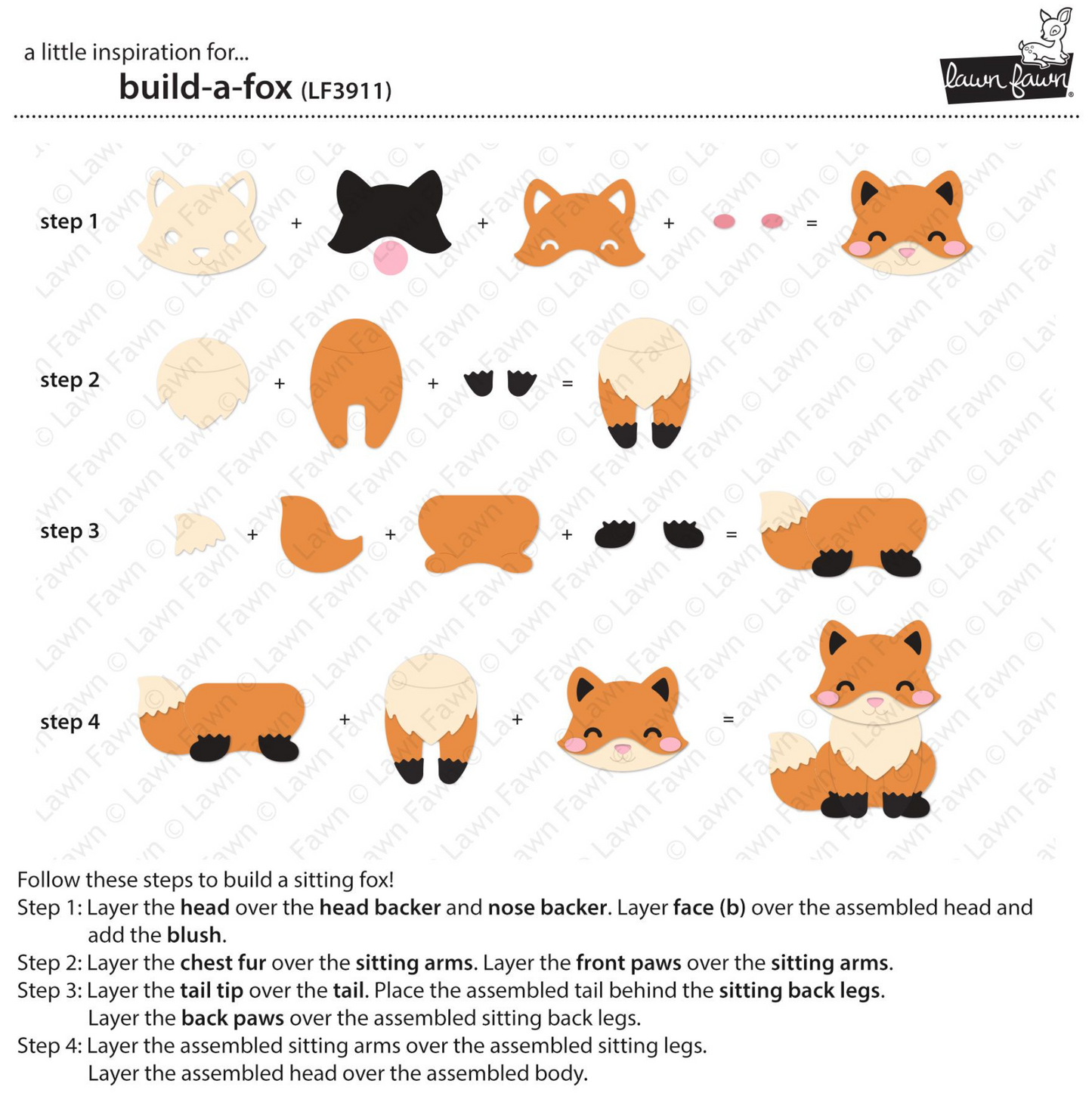 Lawn Fawn Build-A-Fox Dies