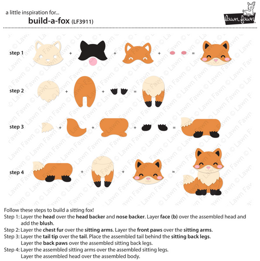 Lawn Fawn Build-A-Fox Dies