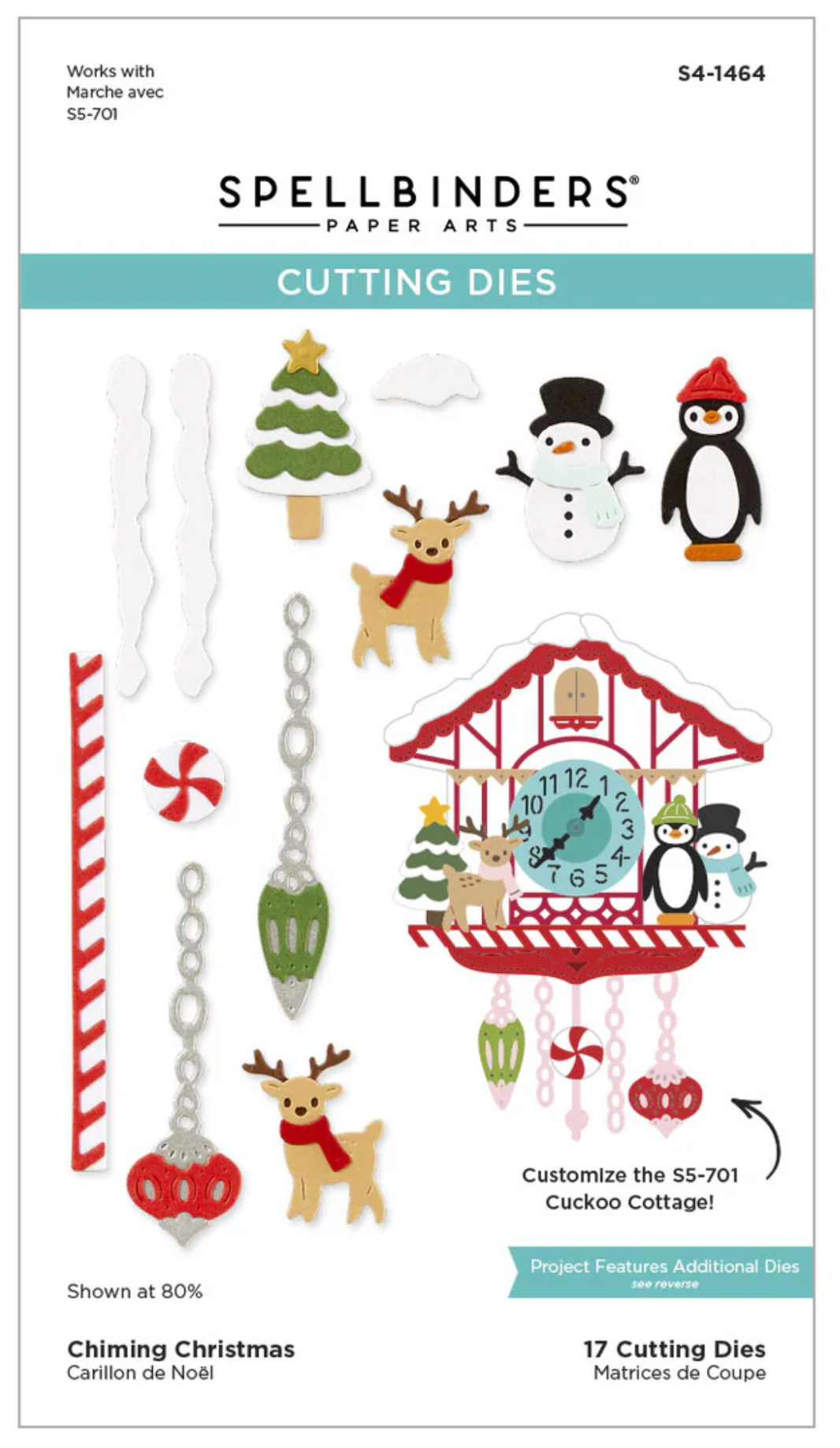 Spellbinders Cuckoo Cottage Die Bundle