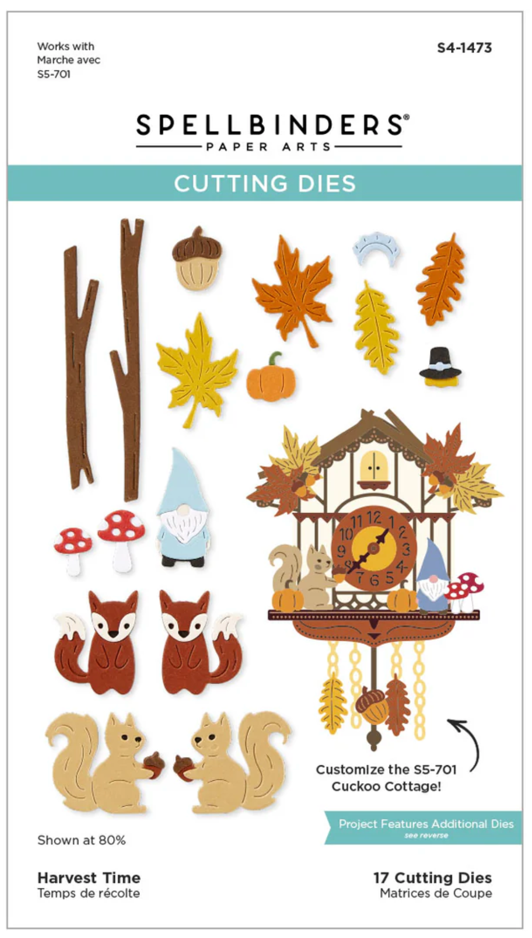 Spellbinders Cuckoo Cottage Die Bundle