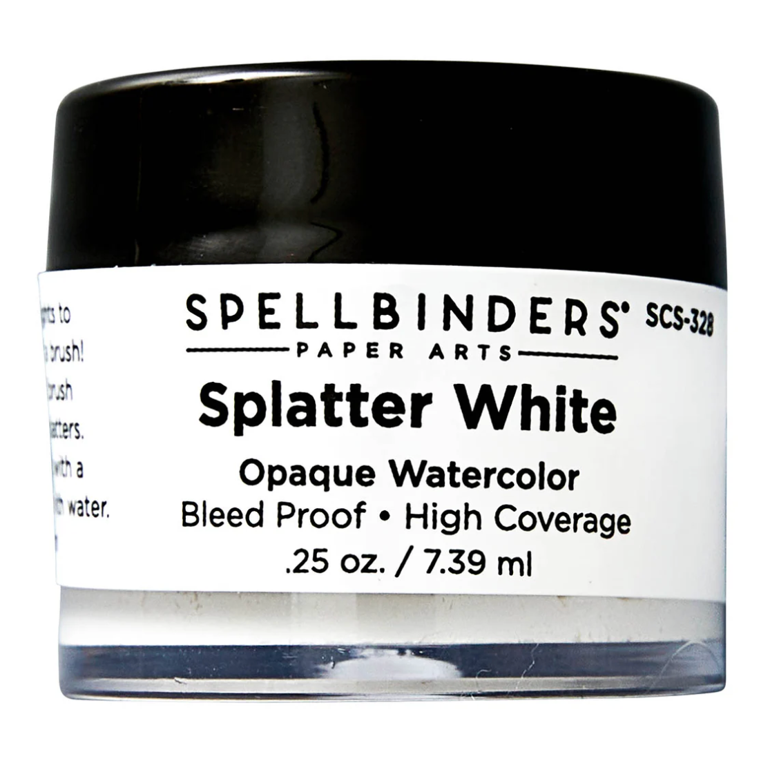 Spellbinders Splatter White Opaque Watercolor