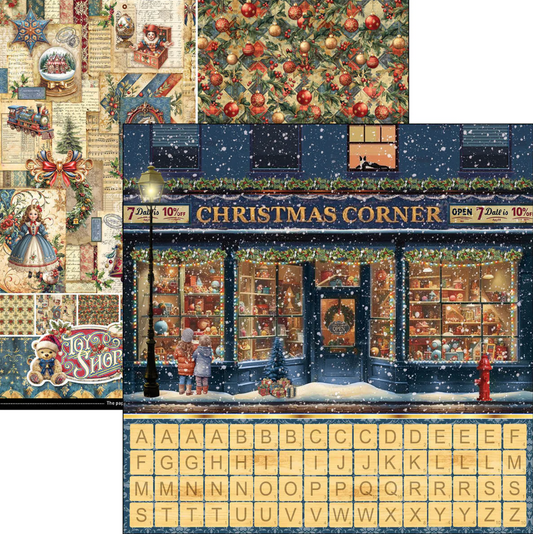 Ciao Bella Toy Shop Patterns Pad 12"x12"